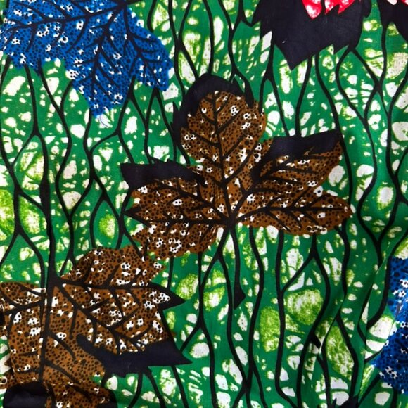 Binta Real Wax African Print Peplum Hi-Low Top | Size 2XL | New - Picture 8 of 10